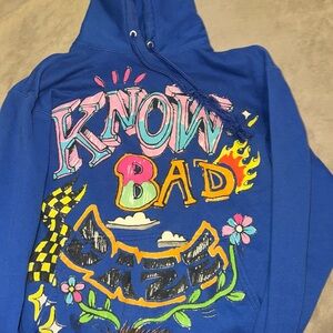 Kids Graphic Hoodie - Blue